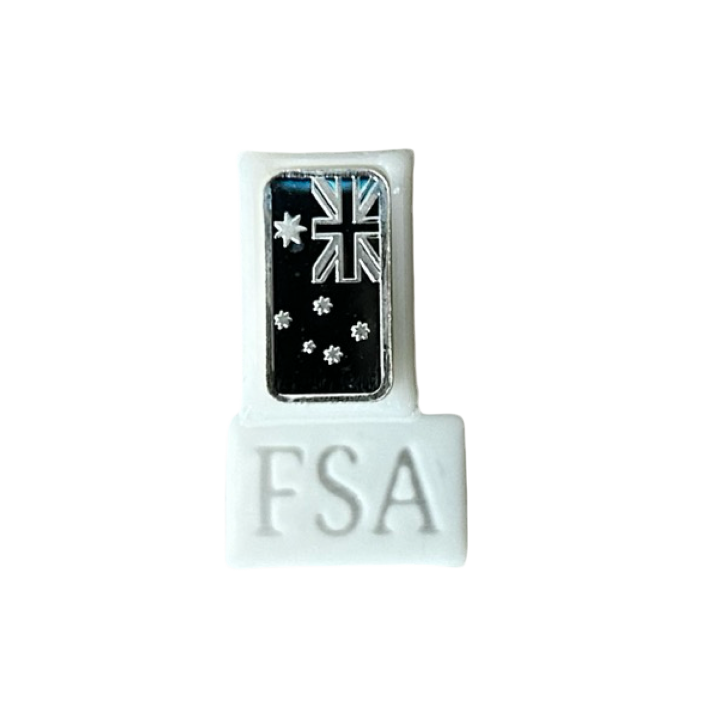 Aussie Flag - 1 Gram Silver Bar 1-25