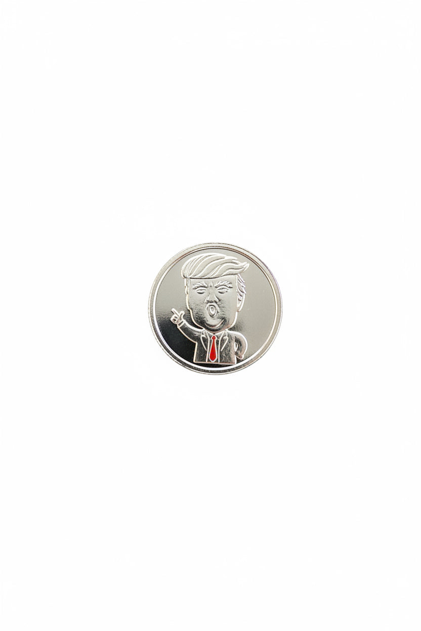 (NEW) 1 Gram Silver Coin TRUMP Design