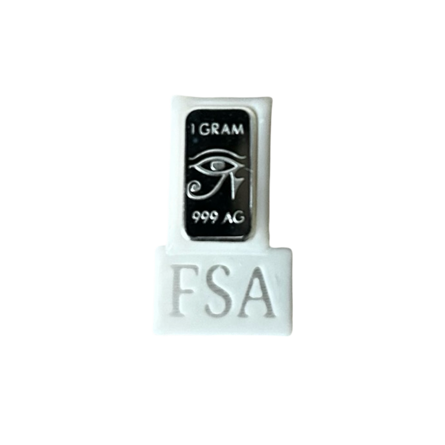 Egyptian Eye - 1 Gram Silver Bar 1-25
