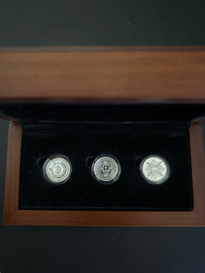 LIMTED EDTION -SILVER CRYPTO SET
