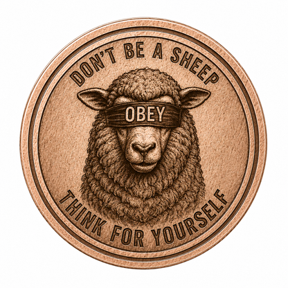 1 Oz Copper Don't Be A Sheep