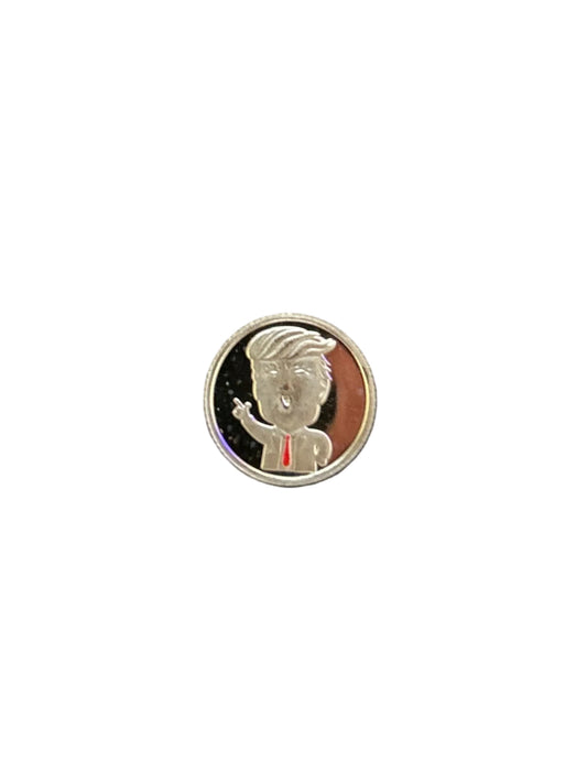 (NEW) 1 Gram Silver Coin TRUMP Design