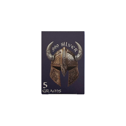 Pre Order - 5 Gram Pure Silver Viking Helmet