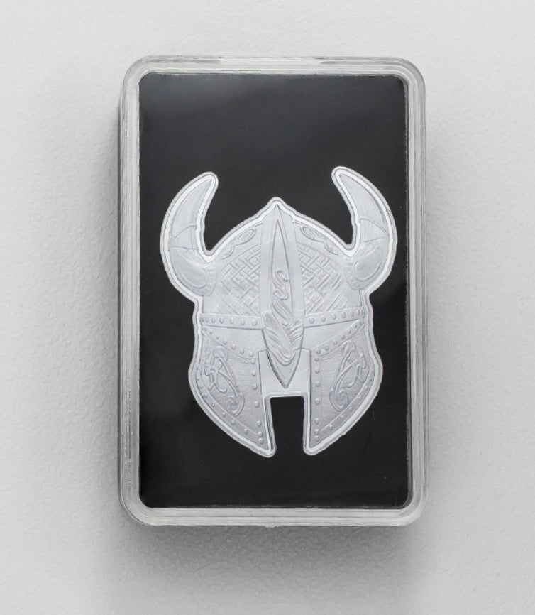 Pre Order - 5 Gram Pure Silver Viking Helmet
