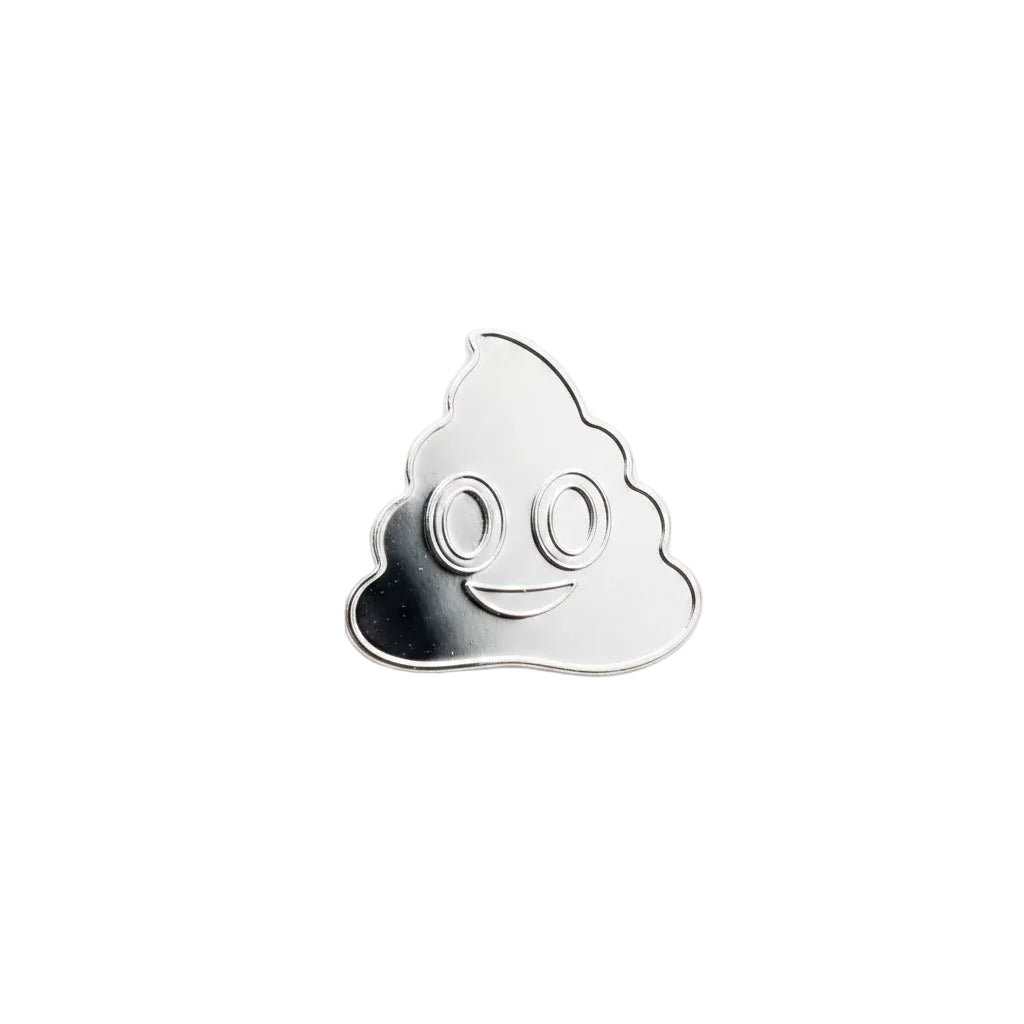 Pre Orders - Poop Emoji 1 Gram Silver
