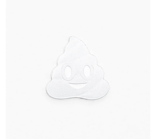 Pre Orders - Poop Emoji 1 Gram Silver