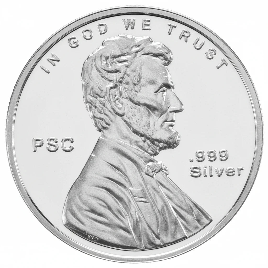 3.1 Gram Pure Silver Memorial Penny