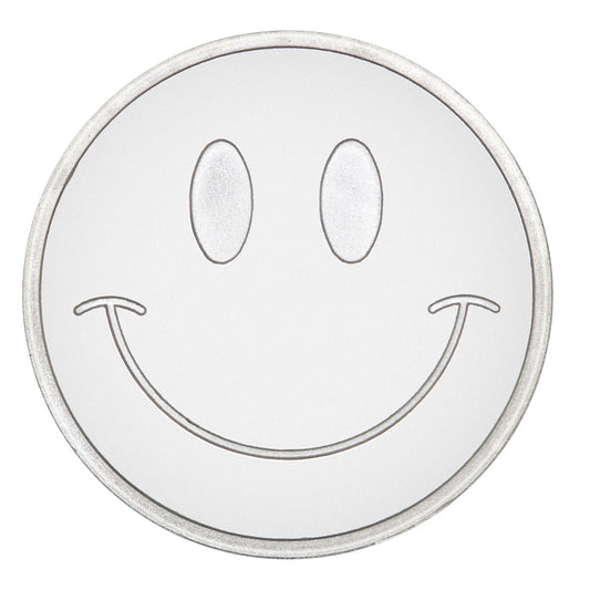 1 Gram Pure Silver Smiley Face