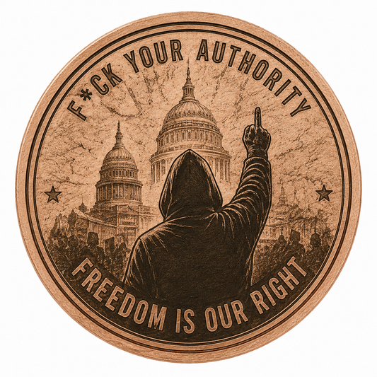 1 OZ Copper Freedom is Our Right